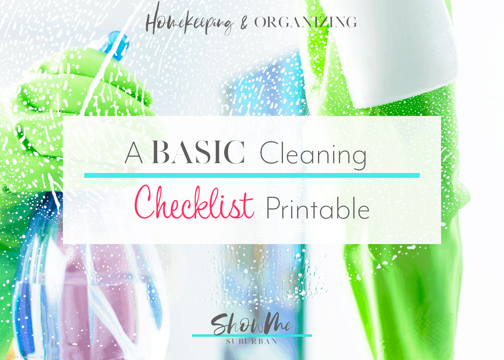 A Basic Cleaning Checklist Printable To Streamline Your Routine 